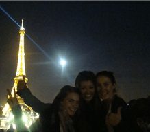 Traveled to Paris with her friends